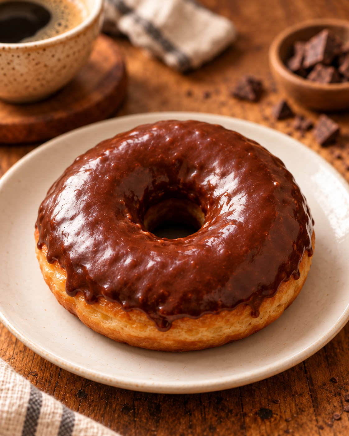 Chocolate Glazed Doughnut