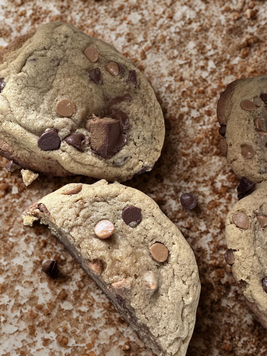 Reese Stuffed Peanut Butter and Chip Cookies