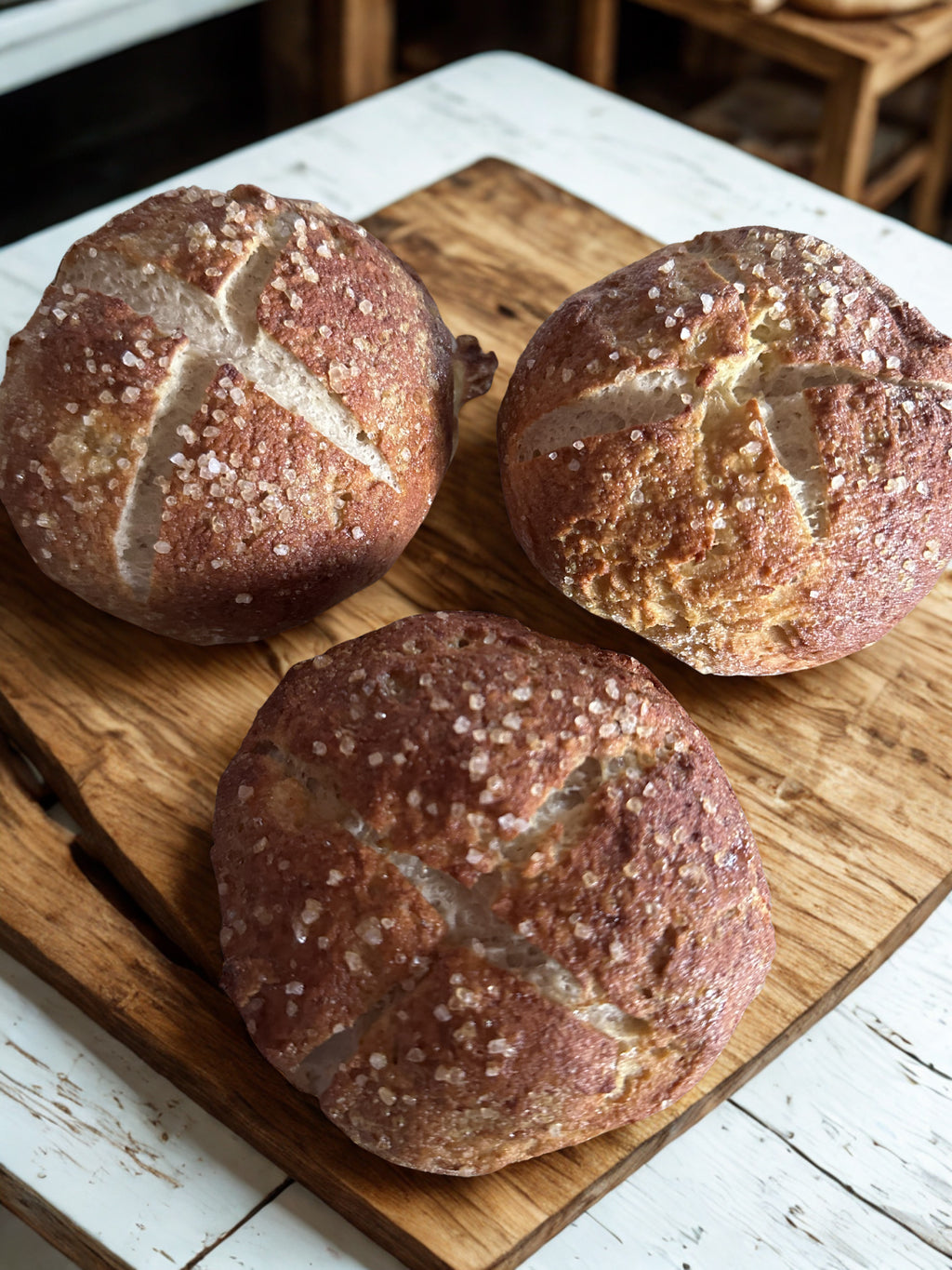 Pretzel Buns