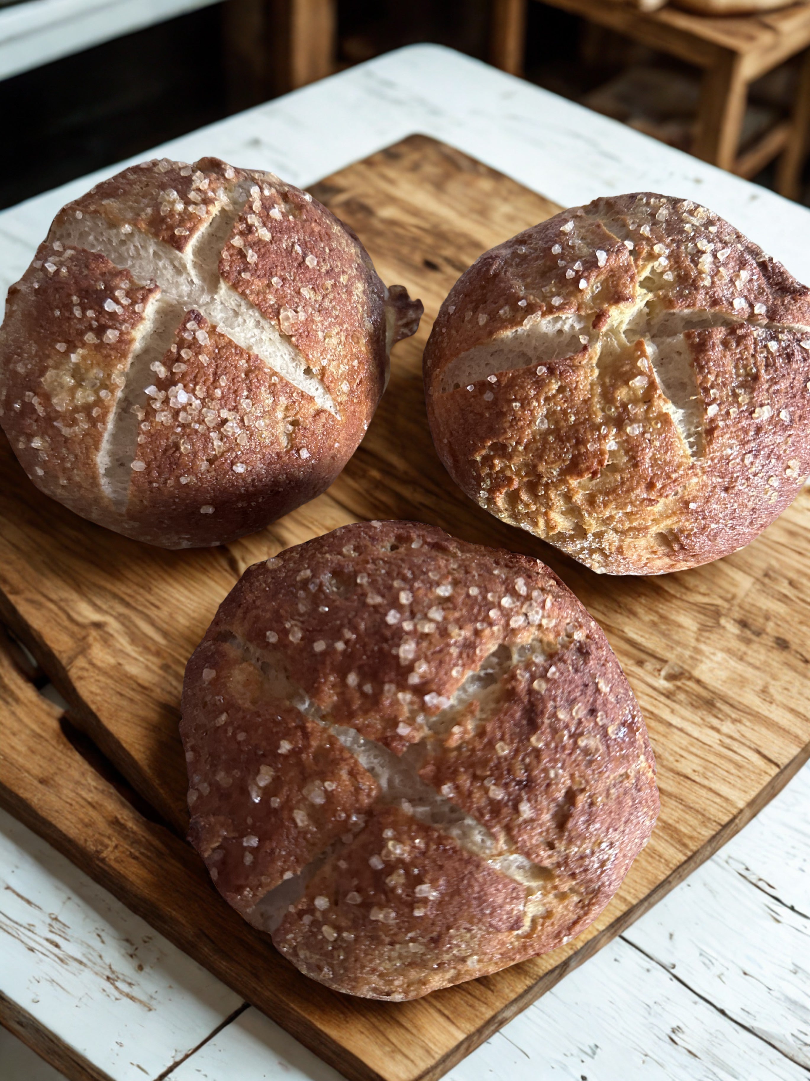 Pretzel Buns