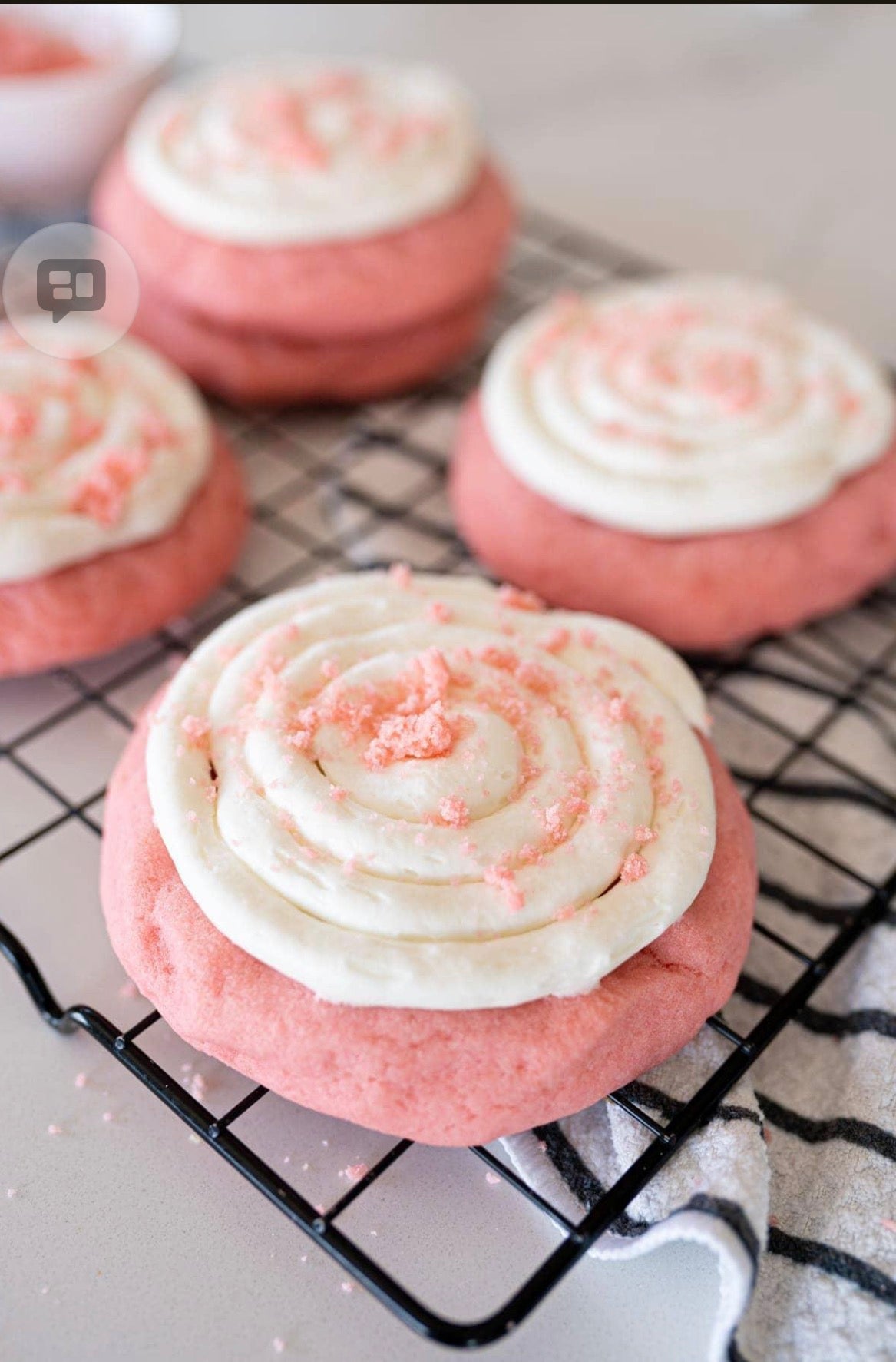 Pink Velvet Cookie