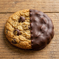 Chocolate Dipped Oatmeal Cookie