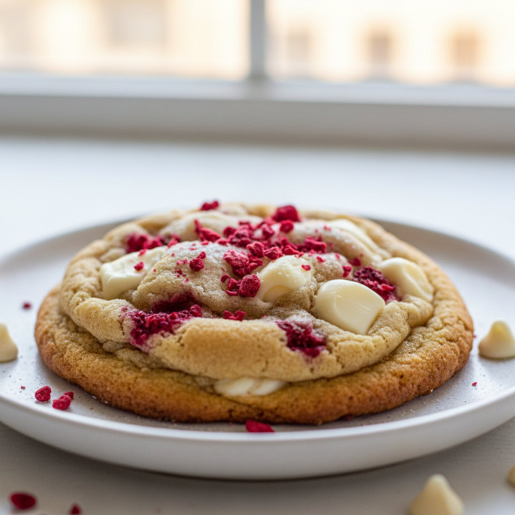 White Chocolate Rasberry Cookie