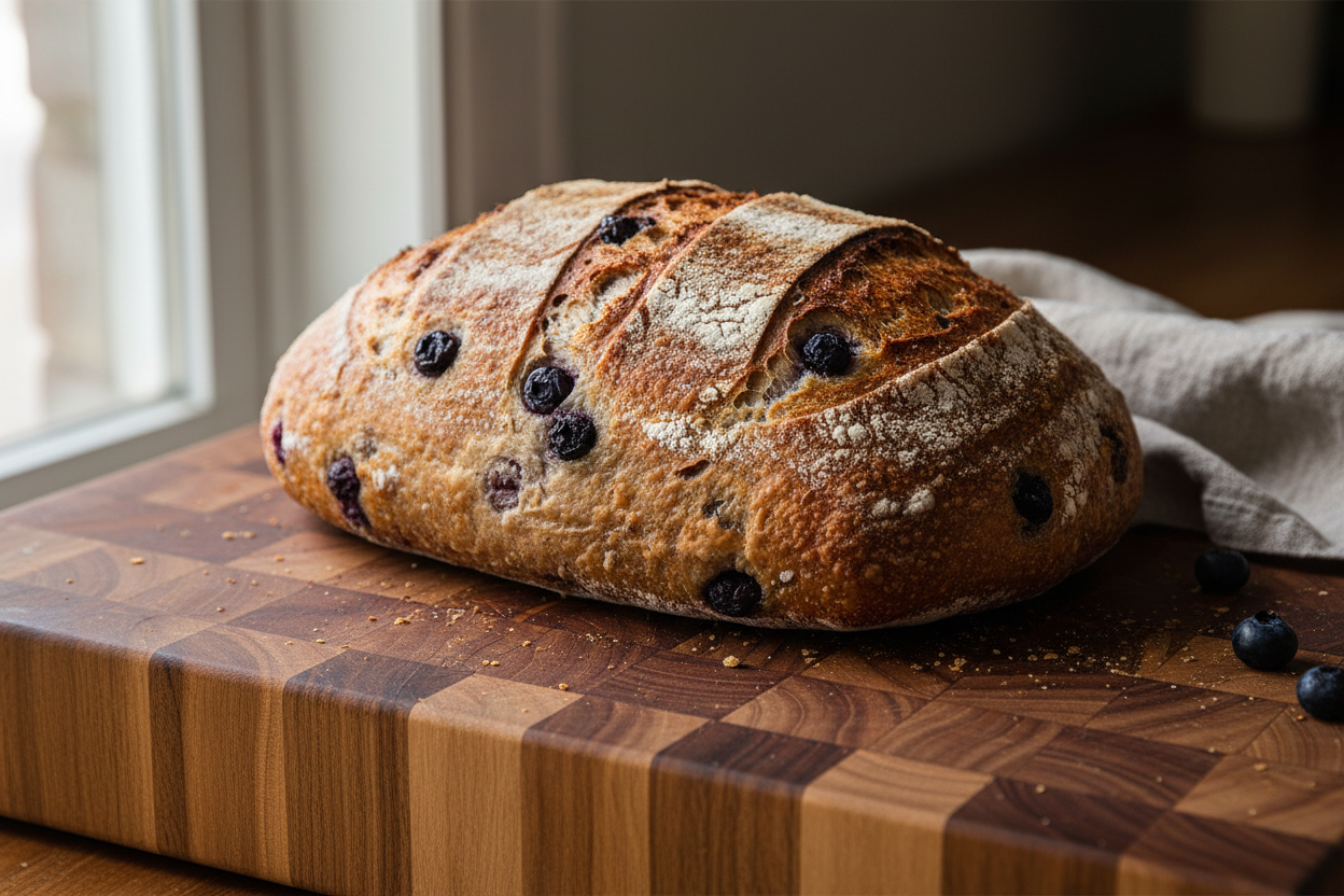 Blueberry Sourdough Loaf